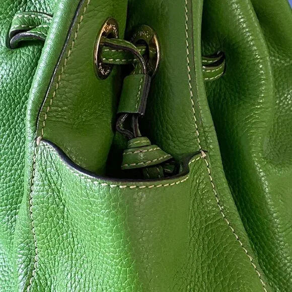 Kate Spade Drawstring Large Green Bag - Picture 6 of 11
